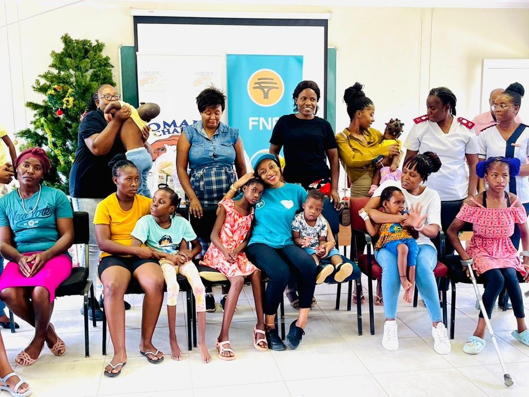 Omake Charity Organisation team with the community in Otjiwarongo